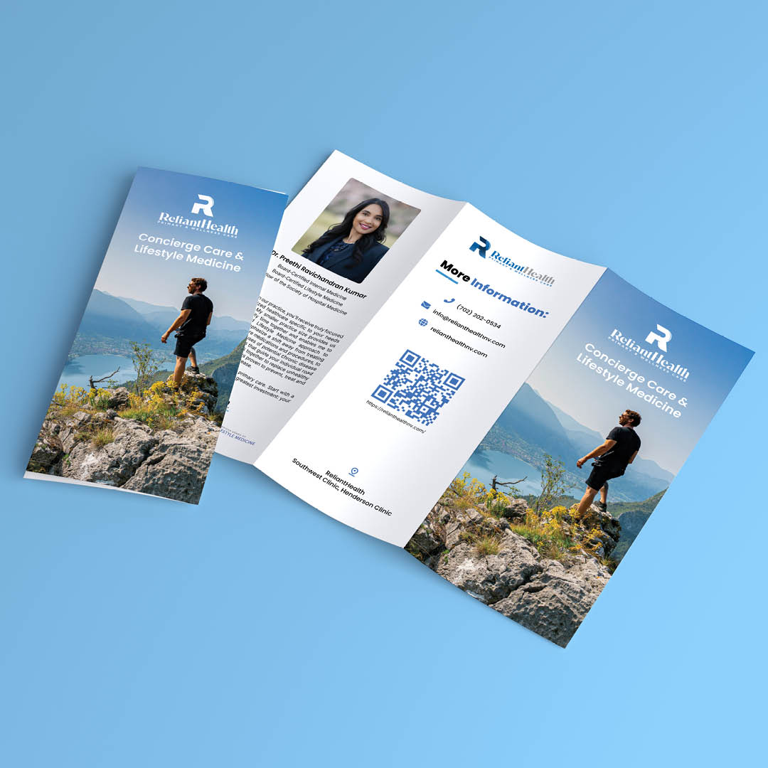 Reliant Health Brochure Mockup